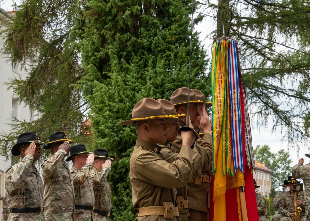 1st Cavalry Division Patch and Retreat Ceremony