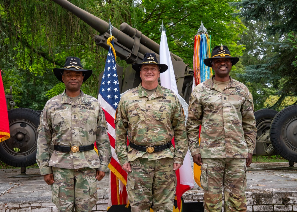 1st Cavalry Division Patch and Retreat Ceremony