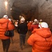 Tour group visits CRREL Permafrost Tunnel Research Complex