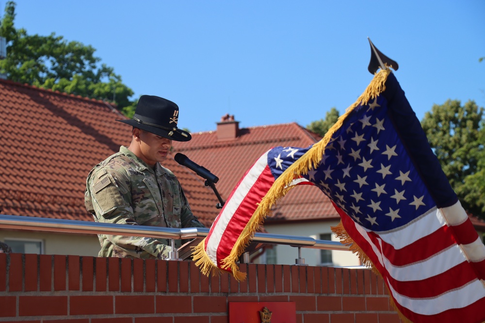 Charlie ‘Wild Card’ Company, 2nd Cavalry Battalion 12th Cavalry Regiment welcomes new commander