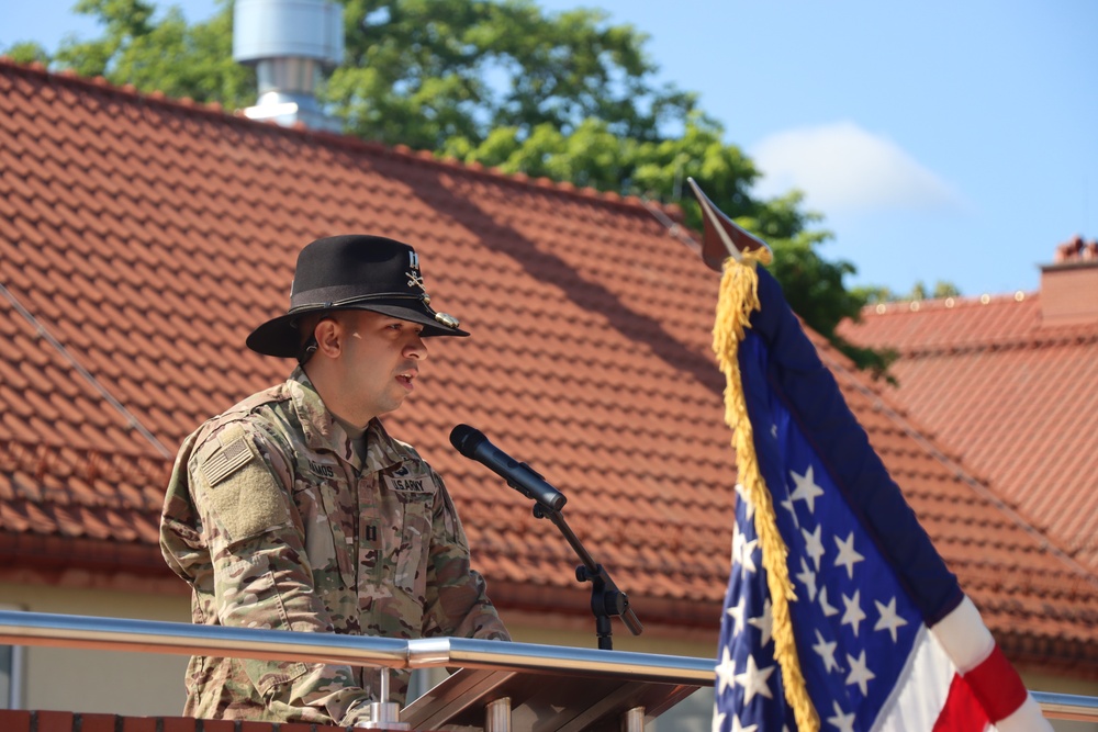 Charlie ‘Wild Card’ Company, 2nd Cavalry Battalion 12th Cavalry Regiment welcomes new commander