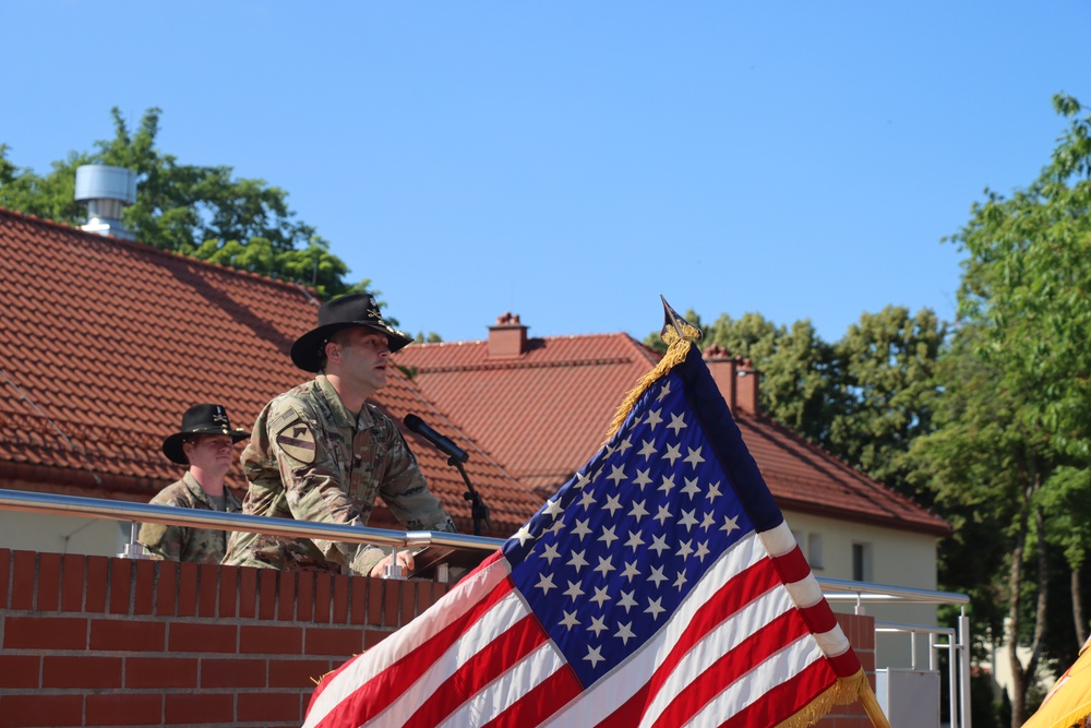 Charlie ‘Wild Card’ Company, 2nd Cavalry Battalion 12th Cavalry Regiment welcomes new commander