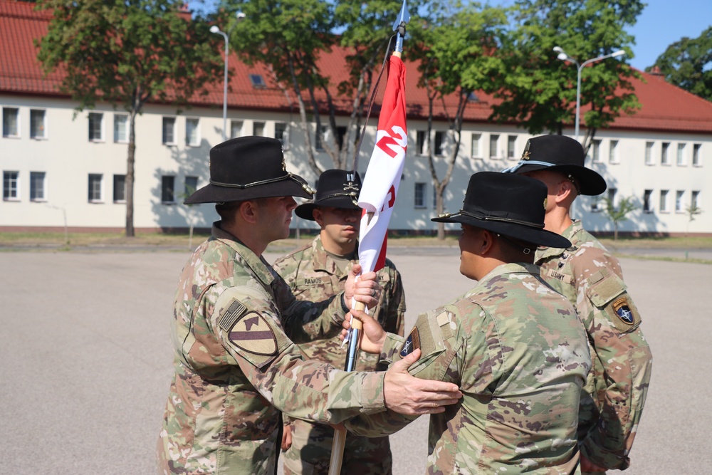 Charlie ‘Wild Card’ Company, 2nd Cavalry Battalion 12th Cavalry Regiment welcomes new commander