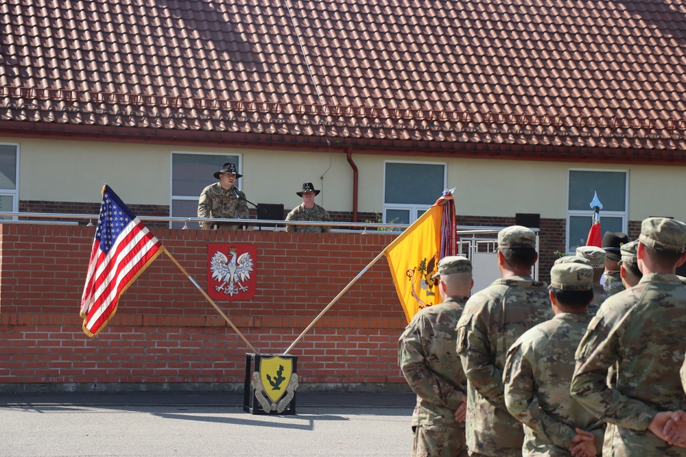 Charlie ‘Wild Card’ Company, 2nd Cavalry Battalion 12th Cavalry Regiment welcomes new commander