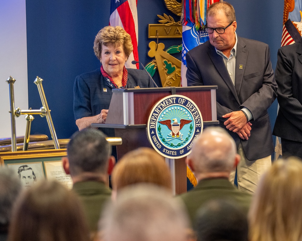 Hall of Heroes Induction Ceremony for Army Pvt. Wilson and Pvt. Shadrach