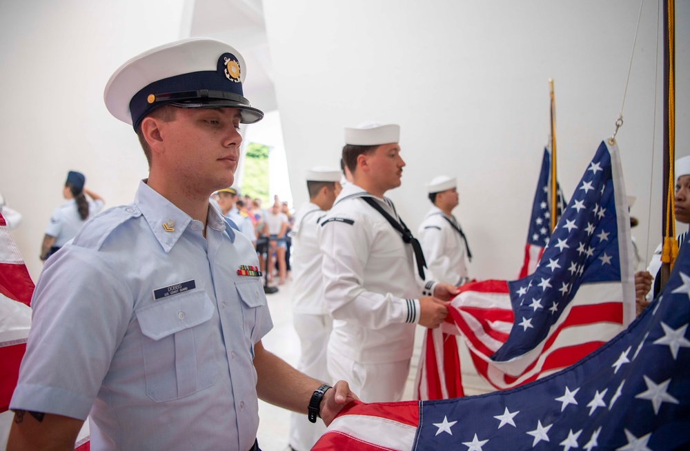 Service Members Volunteer at The Arizona Memorial During RIMPAC 2024