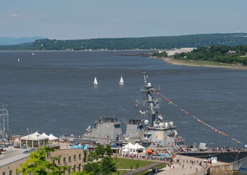 USS Carney visits Québec, Highlights Maritime Security and Partnerships