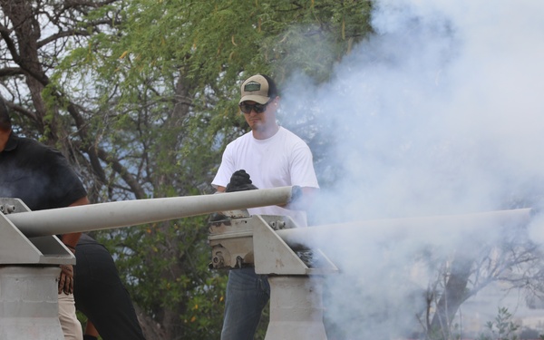 Joint Base Pearl Harbor-Hickam Holds 21-gun Salute for Independence Day