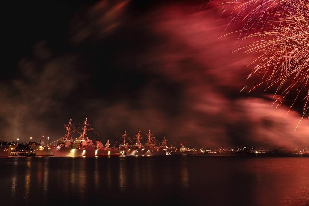 RIMPAC 2024 4th July celebrations