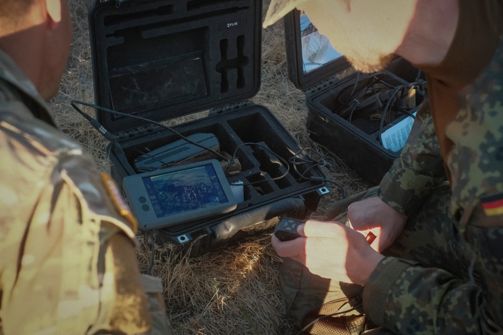 Dark Rifle recon section scans from the sky with micro UAVs