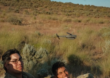 Dark Rifle recon section scans from the sky with micro UAVs