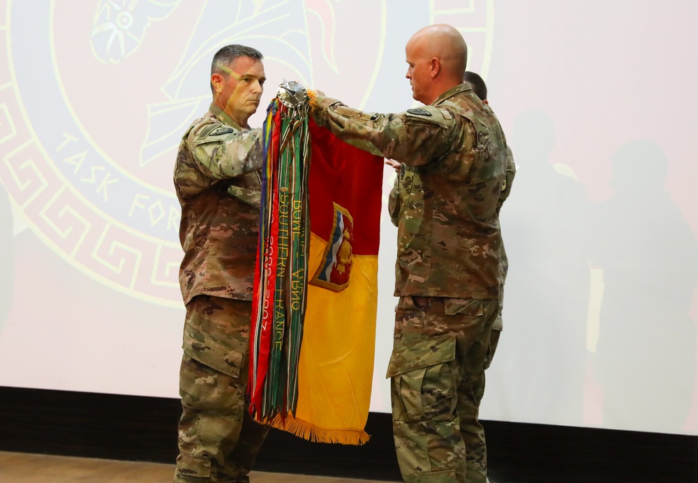 Shamrock brigade assumes command of Task Force Thunder
