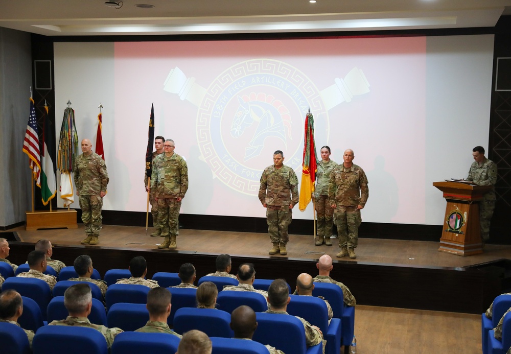 Shamrock brigade assumes command of Task Force Thunder