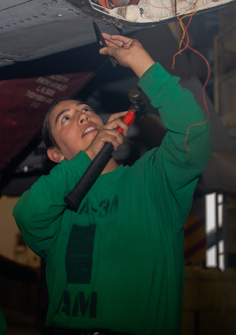 Super Hornet Maintenance Aboard TR