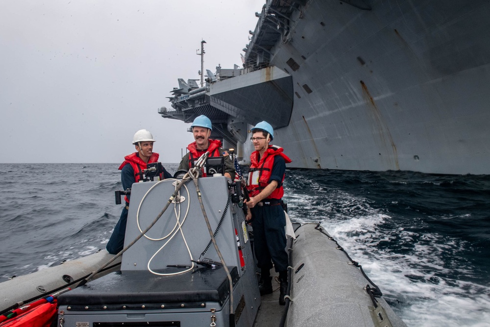 Theodore Roosevelt Routine Hull Inspections