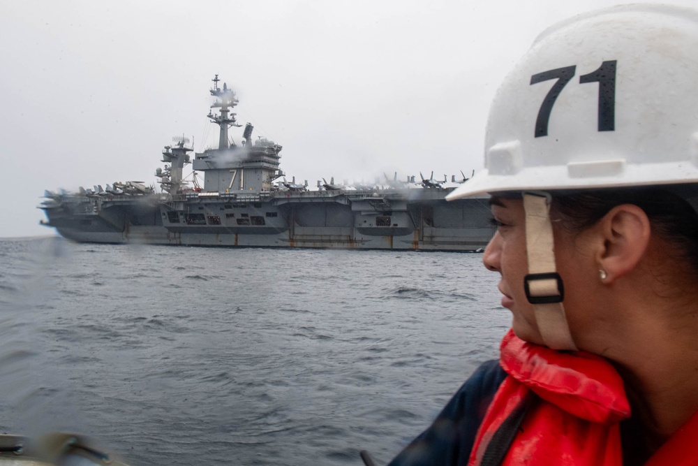 Theodore Roosevelt Routine Hull Inspections