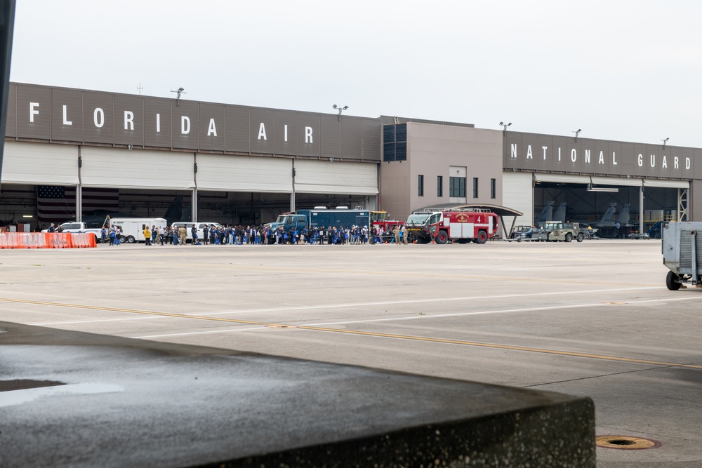 Local JROTC students visit Jacksonville ANGB