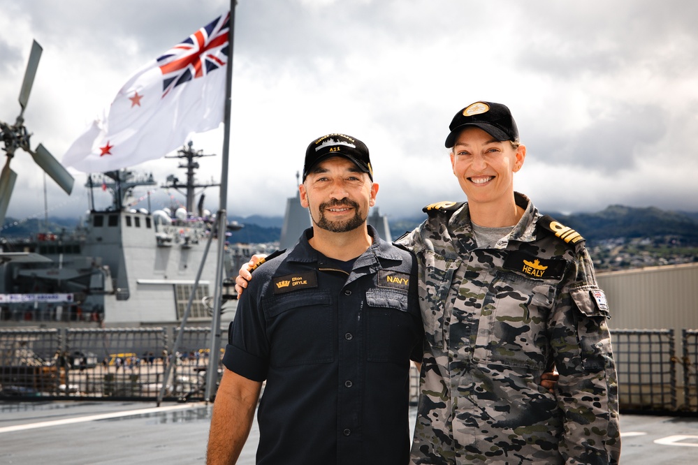 RIMPAC 2024 Australian Navy Officer Celerbrates 20 years of Serivce