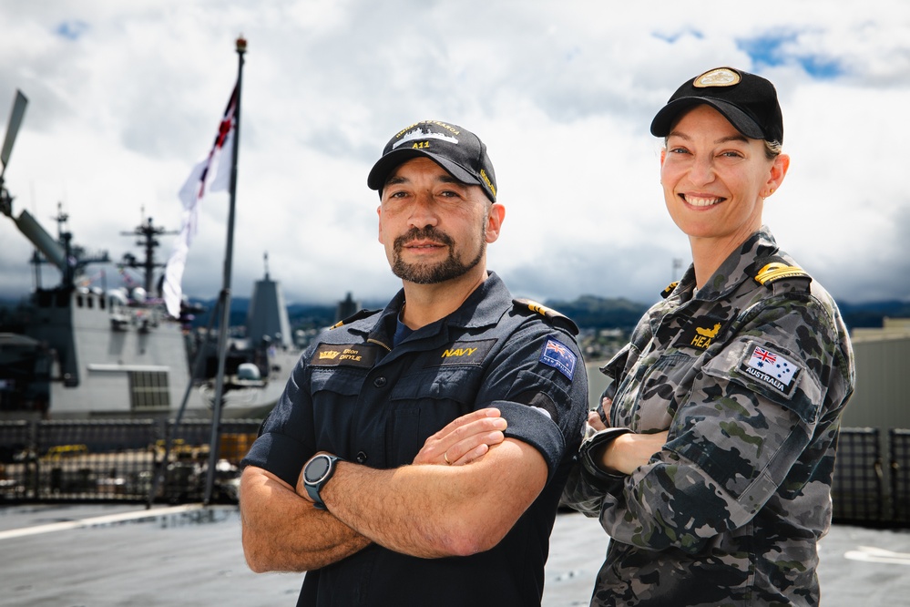 Australian Navy Officer celebrates 20 years of service at RIMPAC 2024