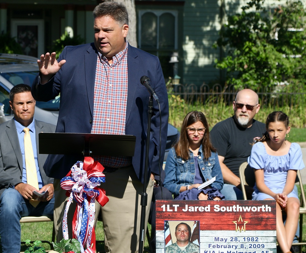 Highway Dedicated to Illinois Army National Guard 1st Lt. Jared Southworth