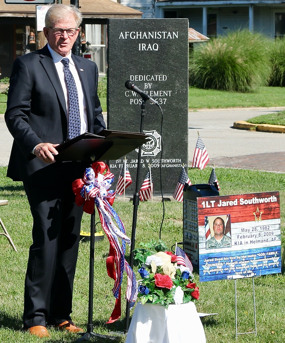 Highway Dedicated to Illinois Army National Guard 1st Lt. Jared Southworth