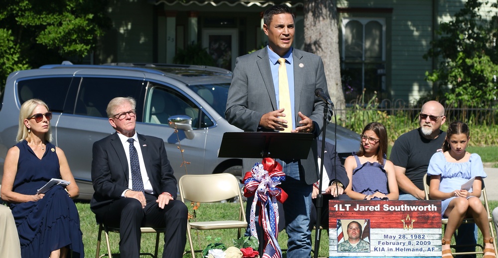 Highway Dedicated to Illinois Army National Guard 1st Lt. Jared Southworth