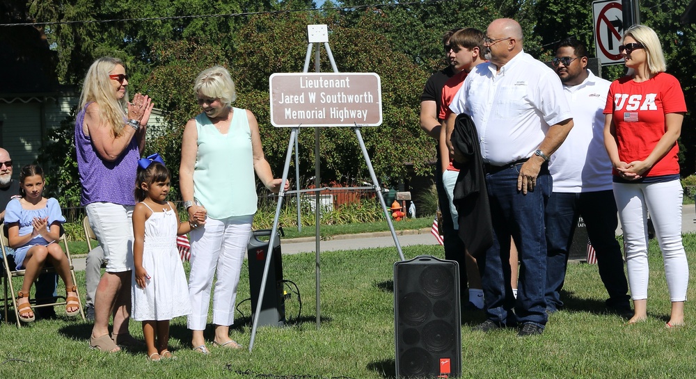 Highway Dedicated to Illinois Army National Guard 1st Lt. Jared Southworth