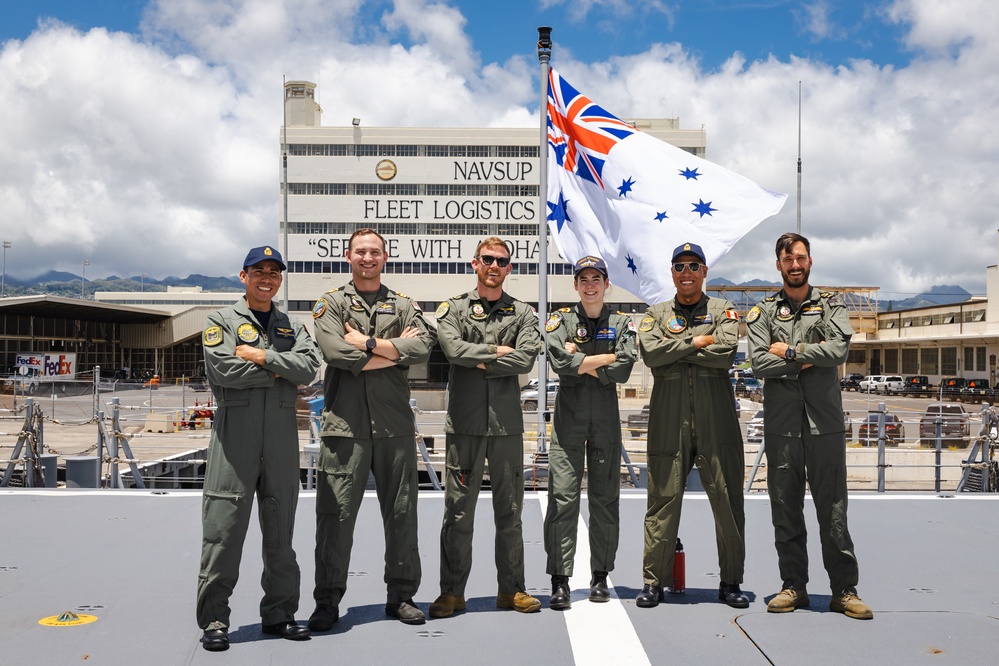 Partner Nations aboard HMAS Sydney during RIMPAC 2024