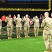 AR-MEDCOM DCG Collard leads Affirmation of Enlistment Ceremony at Arena Football game