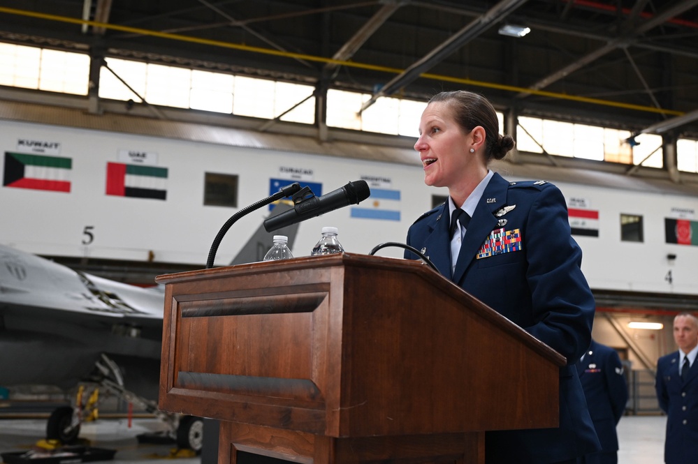 113th Aircraft Maintenance Squadron change of command ceremony