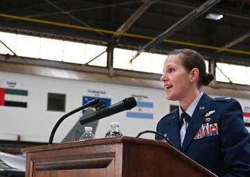 113th Aircraft Maintenance Squadron change of command ceremony