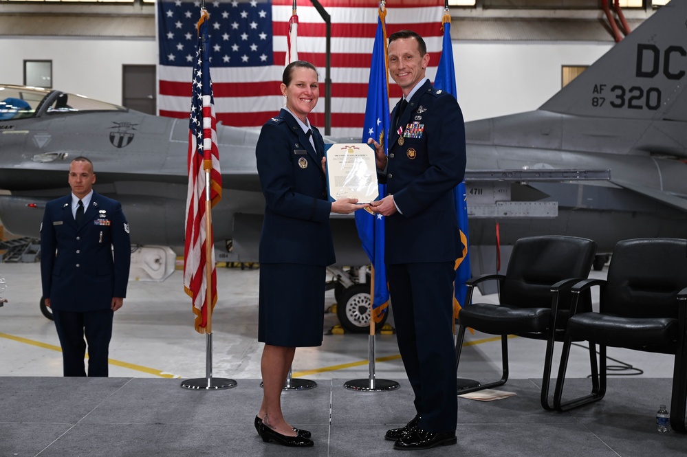 113th Aircraft Maintenance Squadron change of command ceremony