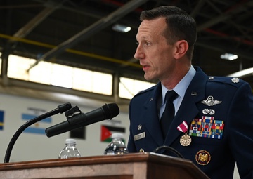 113th Aircraft Maintenance Squadron change of command ceremony