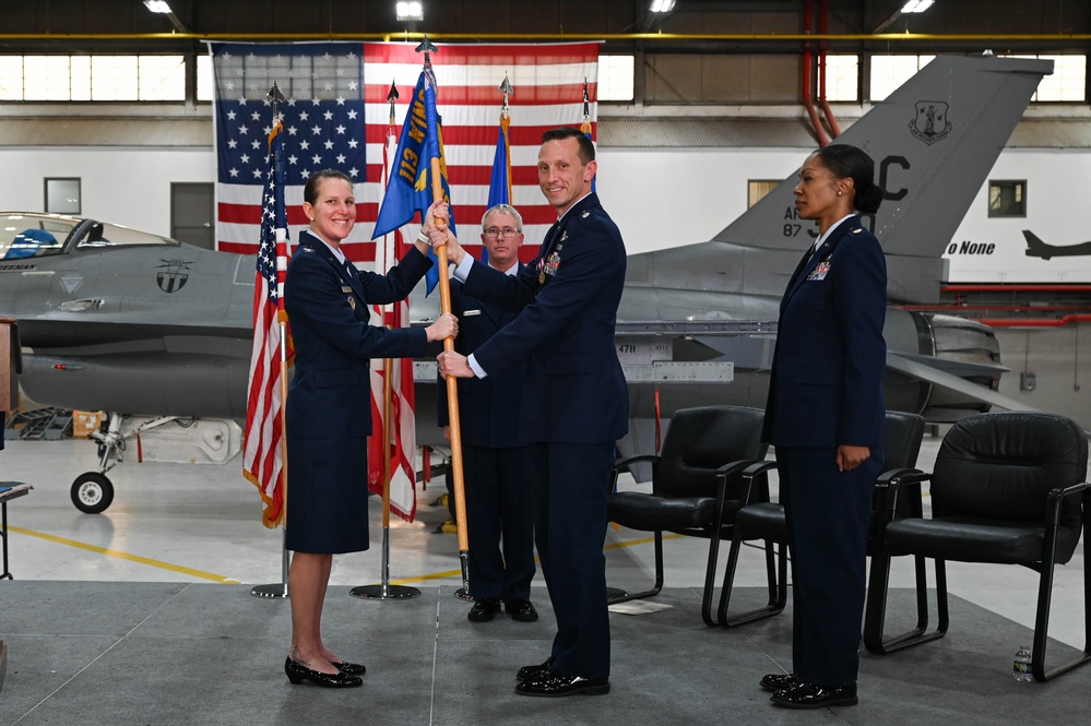 113th Aircraft Maintenance Squadron change of command ceremony