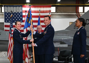 113th Aircraft Maintenance Squadron change of command ceremony
