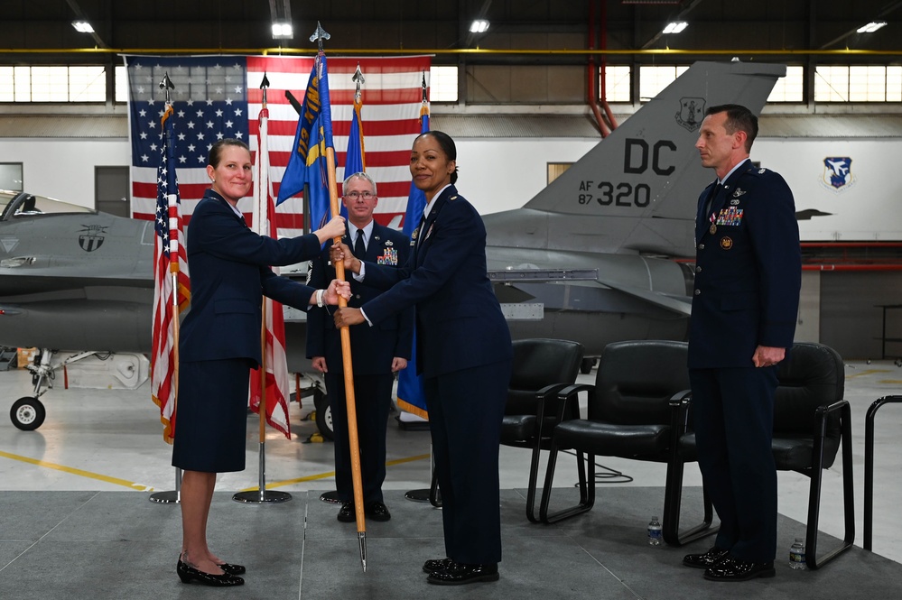 113th Aircraft Maintenance Squadron change of command ceremony