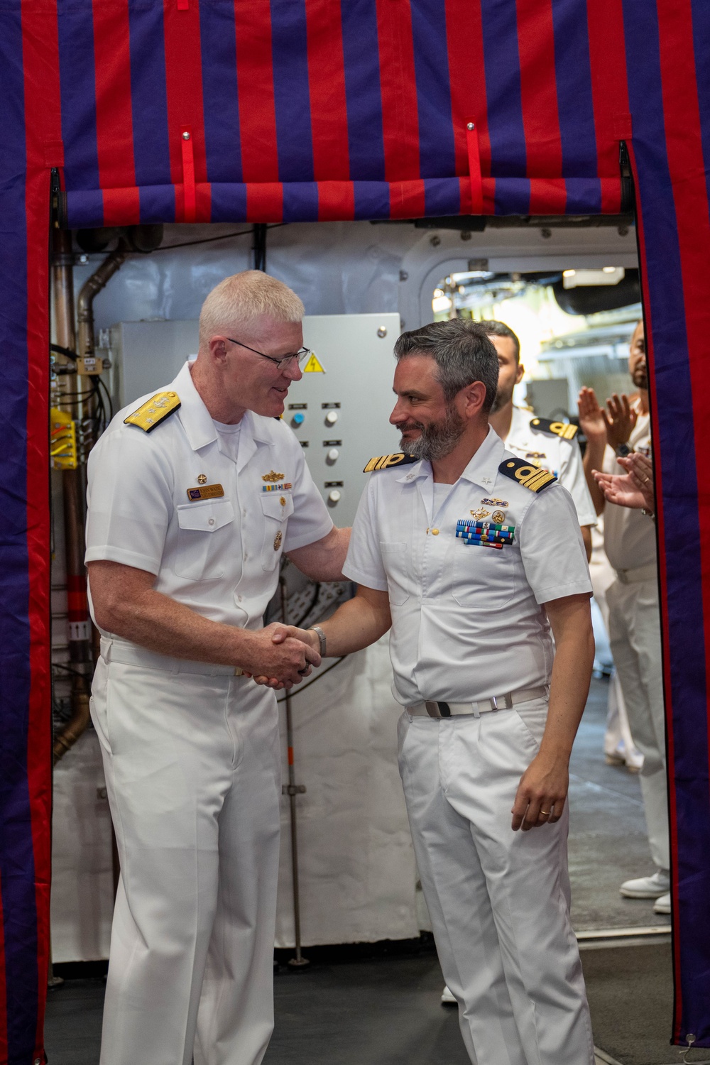 VADM Wade visits Raimondo Montecuccoli (P432) at RIMPAC 2024