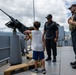 Visitors Aboard HMNZS Aotearoa (A11)