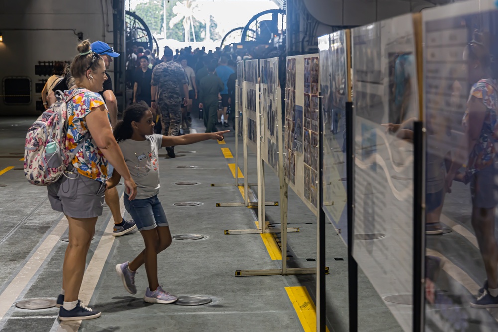 JS Kunisaki (LST 4003) Welcomes Visitors During Open Ship Day at RIMPAC 2024