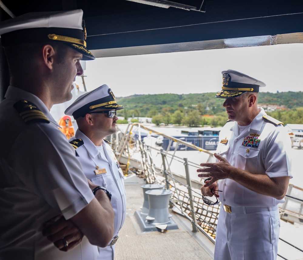 USS Rafael Peralta Visits Saipan during Liberation Day