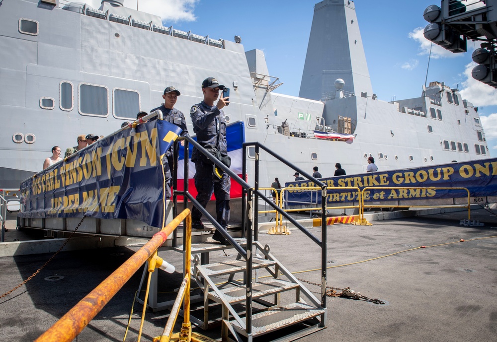 USS Carl Vinson Hosts Public Tour Day During RIMPAC 2024