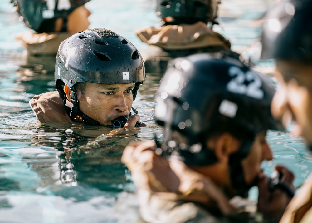 Sink or Swim: Mexican Naval Infantry Corps marines complete shallow water egress training