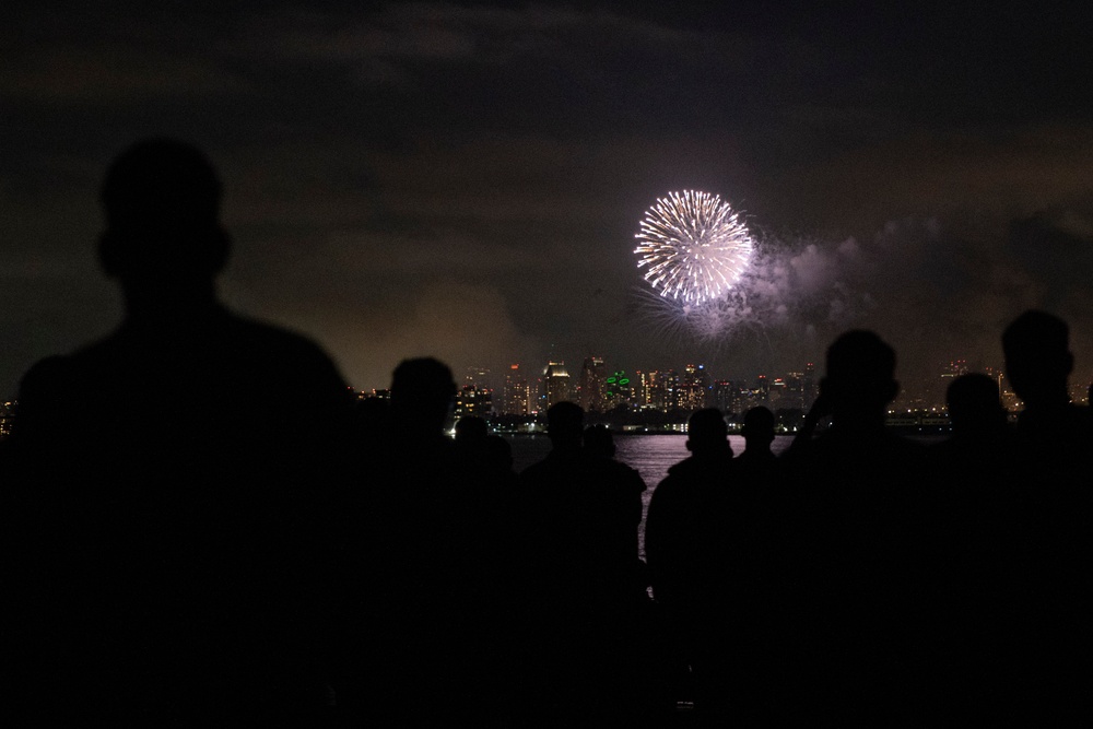 Marines, Sailors Celebrate Independence Day Aboard USS Boxer