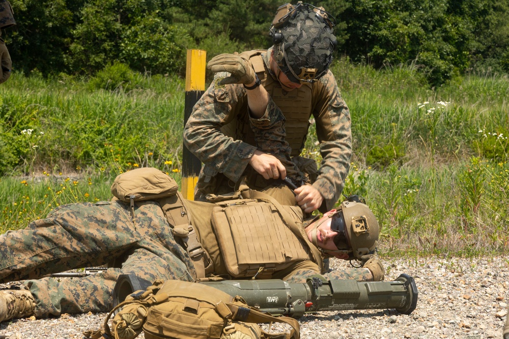 U.S. Marines execute rocket marksmanship during Korea Viper 24.2