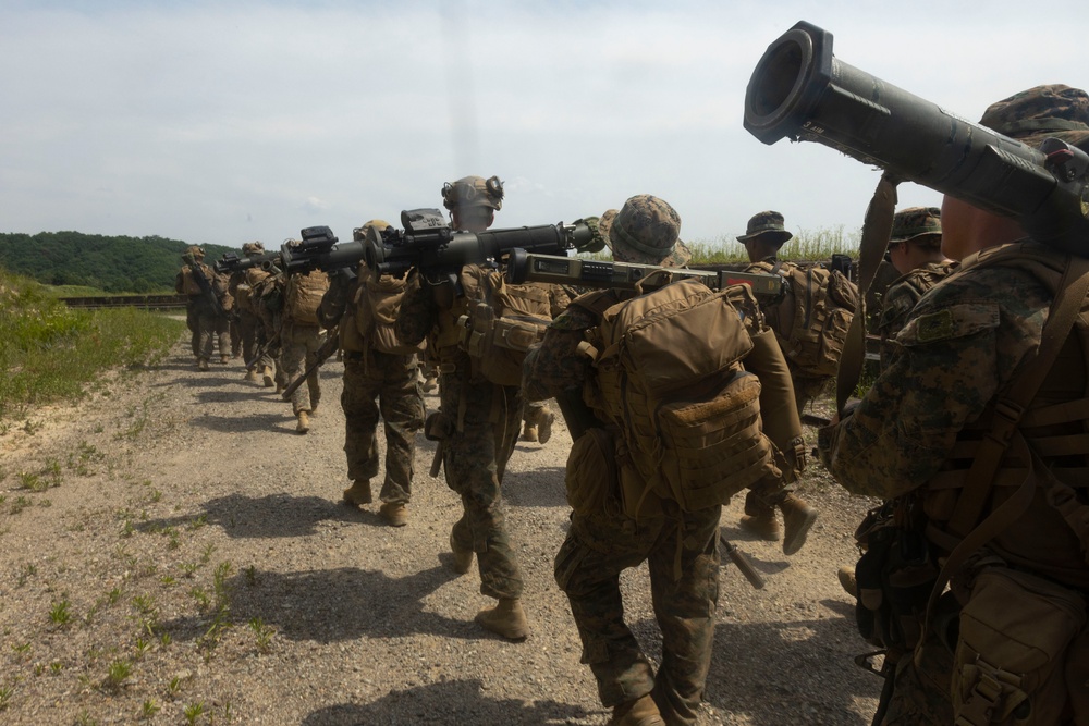 U.S. Marines execute rocket marksmanship during Korea Viper 24.2