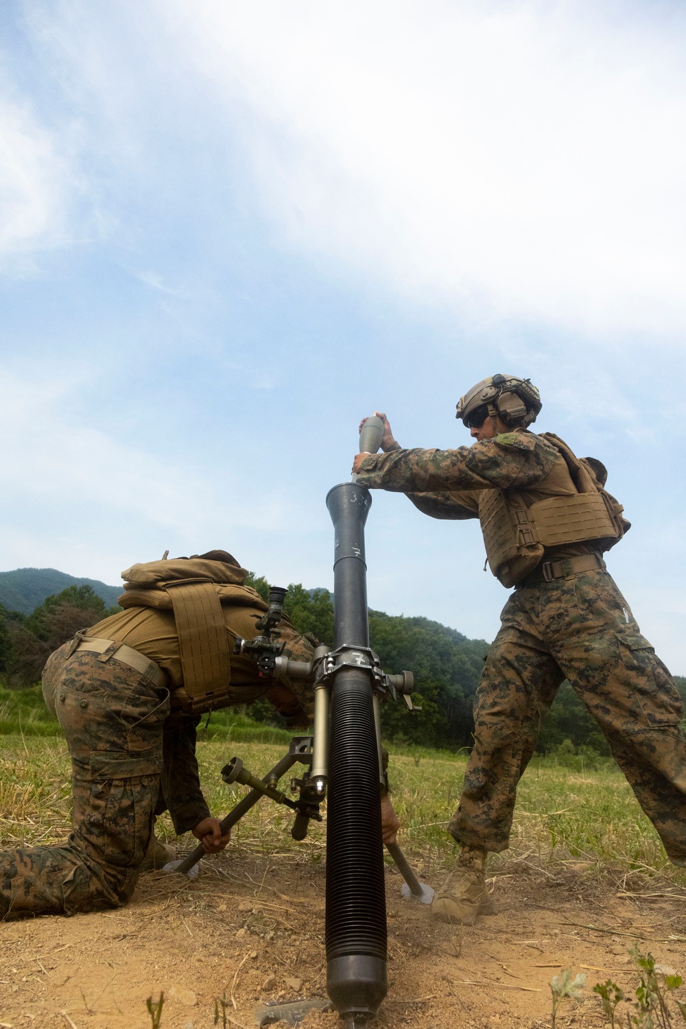 DVIDS - Images - U.S. Marines execute 81mm mortar range during Korea ...