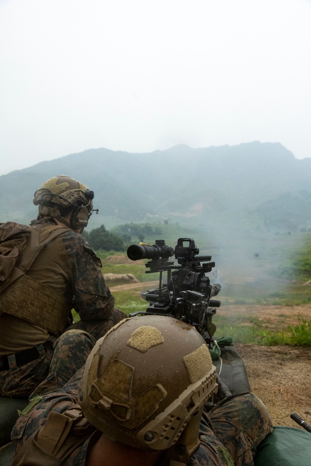 U.S. Marines Fire Crew Served Weapons During Korea Viper 24.2