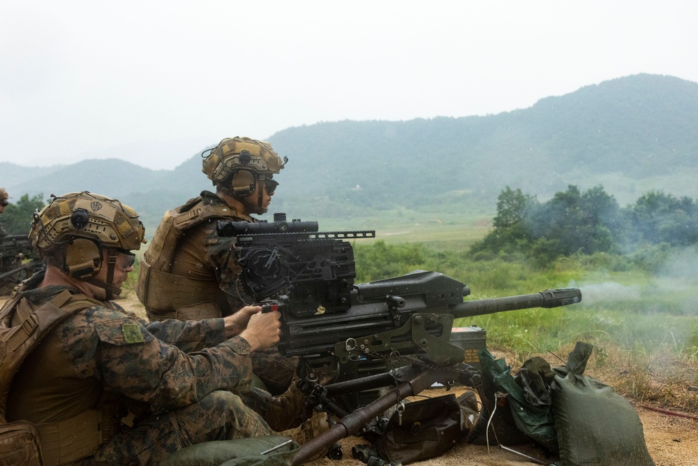 U.S. Marines Fire Crew Served Weapons During Korea Viper 24.2