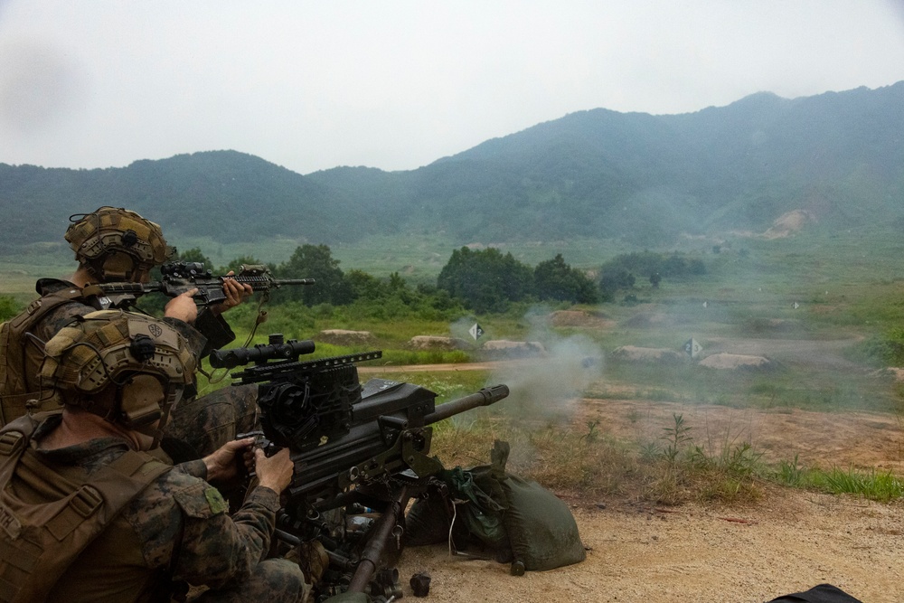 U.S. Marines Fire Crew Served Weapons During Korea Viper 24.2