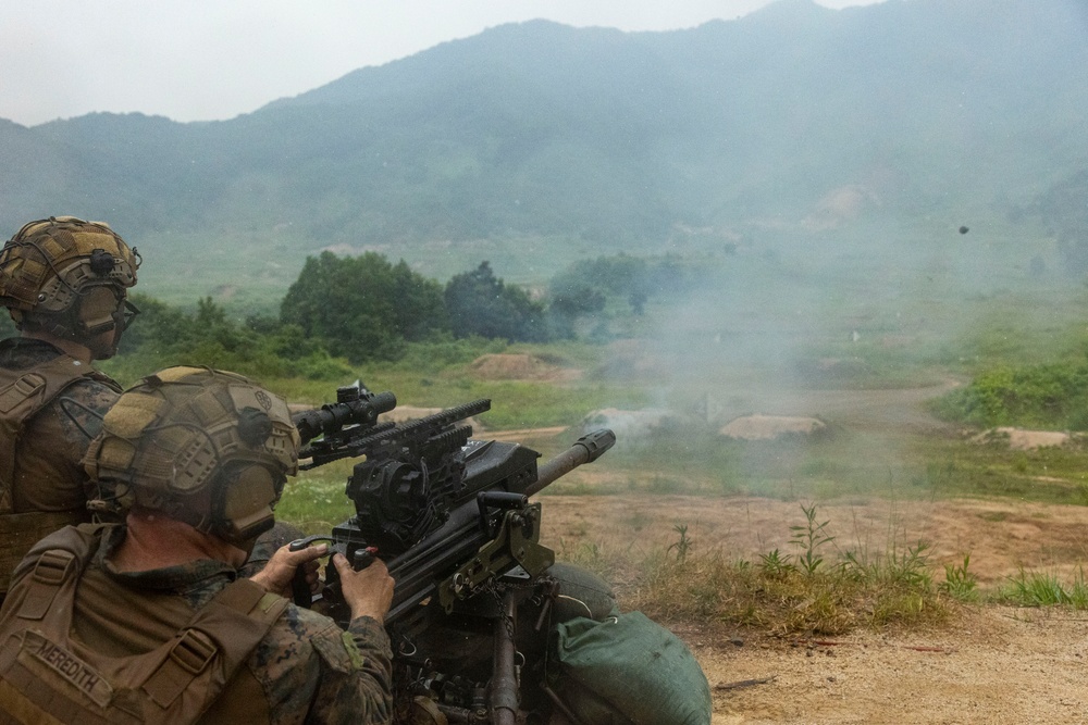 U.S. Marines Fire Crew Served Weapons During Korea Viper 24.2